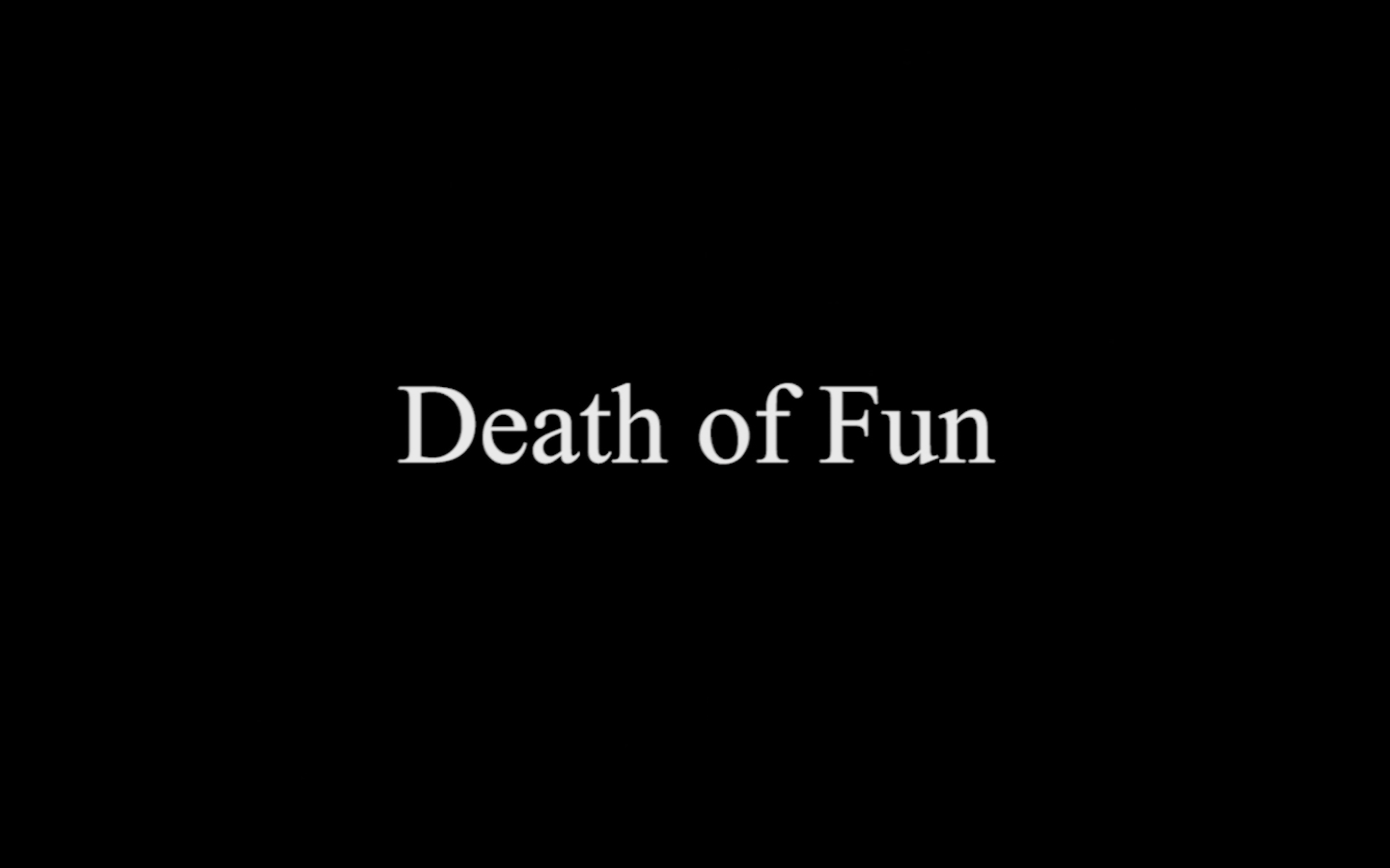 Death of Fun Title Screen