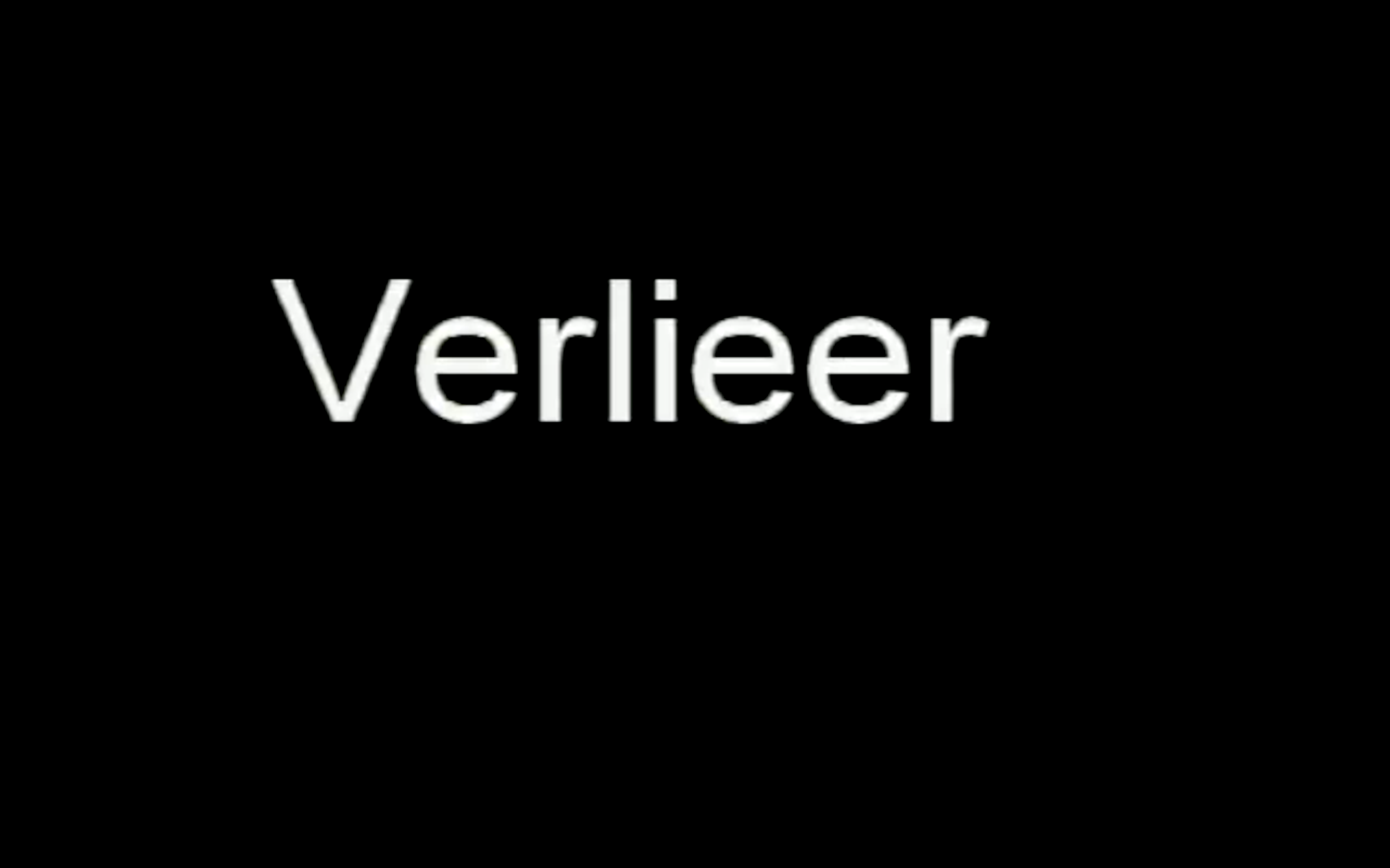 Verlieer Title Screen